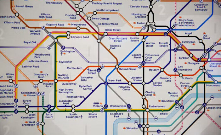 Itt az új londoni metrótérkép az új Elizabeth line-nal kiegészülve 3