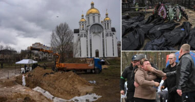 Vagy 1200 holttestre bukkantak tömegsírokban Ukrajnában, a brit kormány pedig kemény válaszlépéssel fenyeget, ha az oroszok vegyi fegyvert használtak