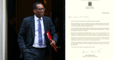 Óriási hír! Mindössze 38 nap után ma kirúgták az új brit pénzügyminisztert