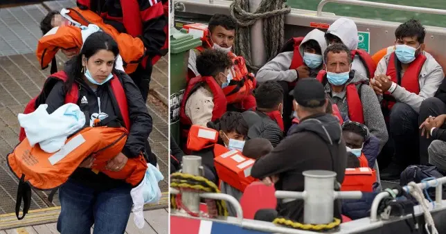 Soha nem érkezett ennyi migráns Angliába egy nap leforgása alatt a csatornán keresztül, mint tegnap 1