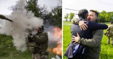 Ma Nagy-Britanniába érkezett az ukrán elnök, és még több fegyvert és lőszert kap a britektől az oroszok ellen