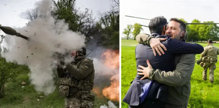 Ma Nagy-Britanniába érkezett az ukrán elnök, és még több fegyvert és lőszert kap a britektől az oroszok ellen