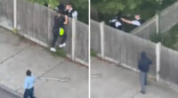 Levideózták, amint két rendőr agyba főbe ver egy 16 éves fiút Londonban egy kertben 2