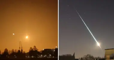 Meteoroid robbant fel a brit partoknál a csatorna fölött, bevilágítva egész Dél-Anglia egét 3