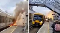 Kigyulladt egy vonat Angliában - úgy kellett lemenekülnie róla mindenkinek 2