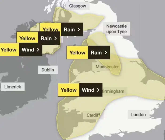 24 órán belül két vihar éri el Nagy-Britanniát: az Elin vihar órákon belül eléri a brit partokat 4