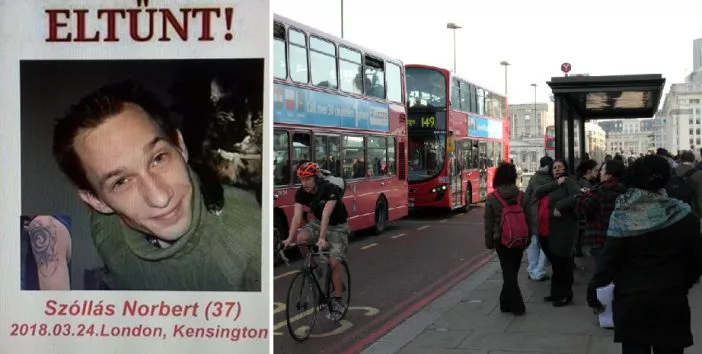 Eltűnt egy magyar férfi Londonban, segítsen megtalálni aki csak tud 1