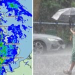 Hatalmas eső jön a hőhullám után Nagy-Britanniában