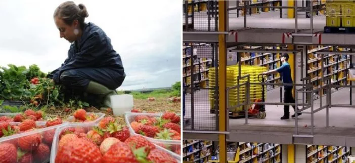 Hol dolgoznak az Angliába kijött EU bevándorlók 2018-ban 2
