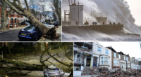 Ilyen károkat okozott országszerte az Eunice vihar Nagy-Britanniában, aminek már több halálos áldozata is van 2
