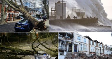 Ilyen károkat okozott országszerte az Eunice vihar Nagy-Britanniában, aminek már több halálos áldozata is van
