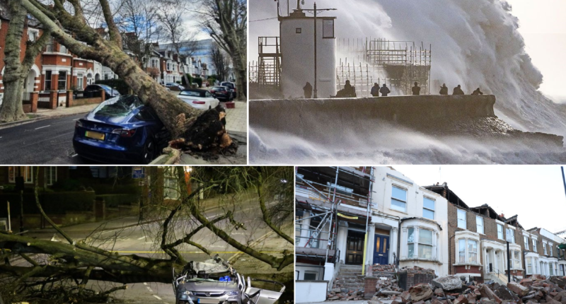 Ilyen károkat okozott országszerte az Eunice vihar Nagy-Britanniában, aminek már több halálos áldozata is van 1