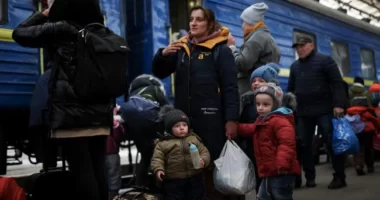 Tömegesen kezdtek el befogadni otthonaikba ukrán menekülteket a Nagy-Britanniában élők