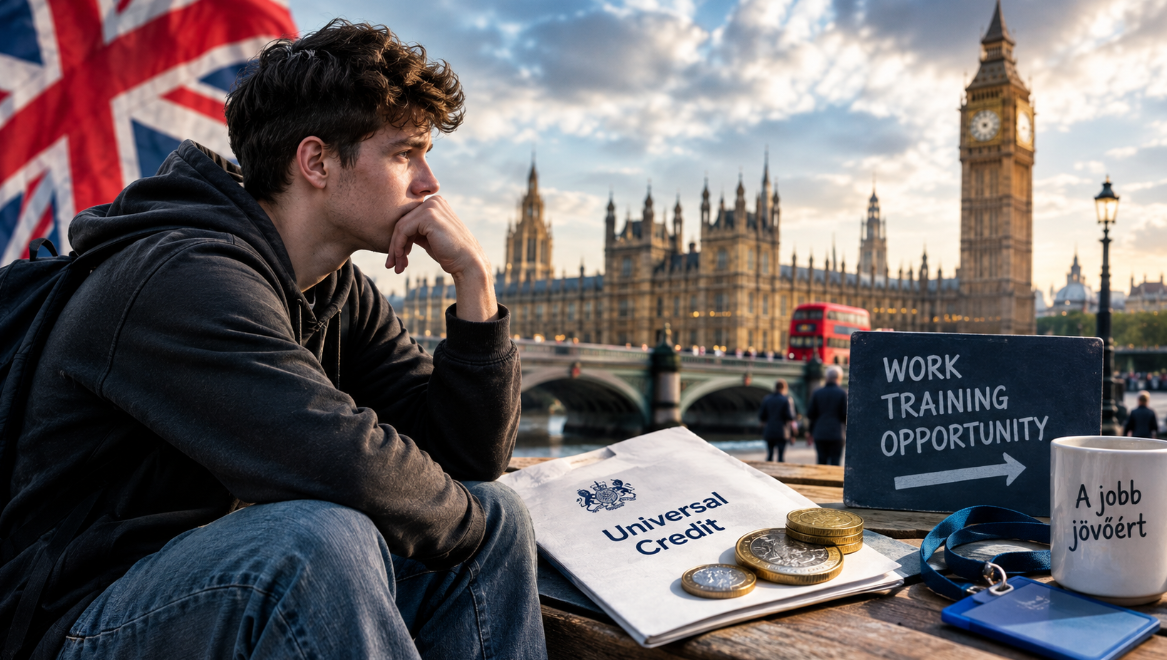Drasztikus változás jöhet a fiataloknak járó egyik fontos támogatás kapcsán Nagy-Britanniában fiatalok universal credit