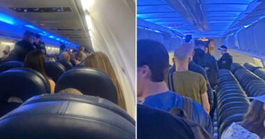 Teljes káosz: A végén a rendőrséget kellett hívni, hogy kiszabadítsák az utasokat az egyik angliai repülőjáratból