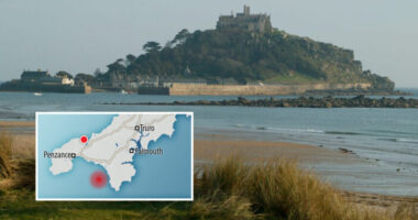 Földrengés volt Angliában, Cornwall területén