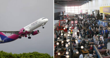 Utasok ezreit érintő járattörlések a londoni repülőtéren, egy Wizz Air járat pedig kényszerleszállást hajtott végre Budapesten