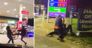 pánik üzemanyag vásárlás verekedés