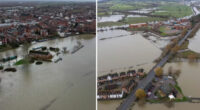 Hatalmas áradások a felhőszakadás miatt Angliában: kisebb települések és lakónegyedek is víz alá kerültek, megdöbbentő képek 2