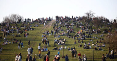 Elözönlötték az emberek a parkokat Londonban, a kormány „maradjunk otthon” utasítása ellenére