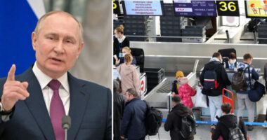 Tömegesen menekülnek az emberek Oroszországból Putyin mai bejelentése után