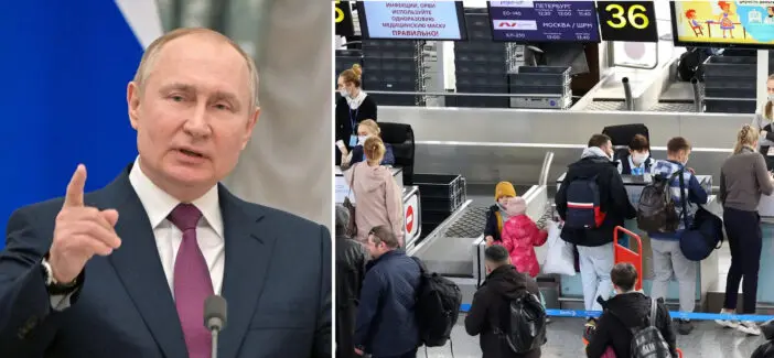 Tömegesen menekülnek az emberek Oroszországból Putyin mai bejelentése után
