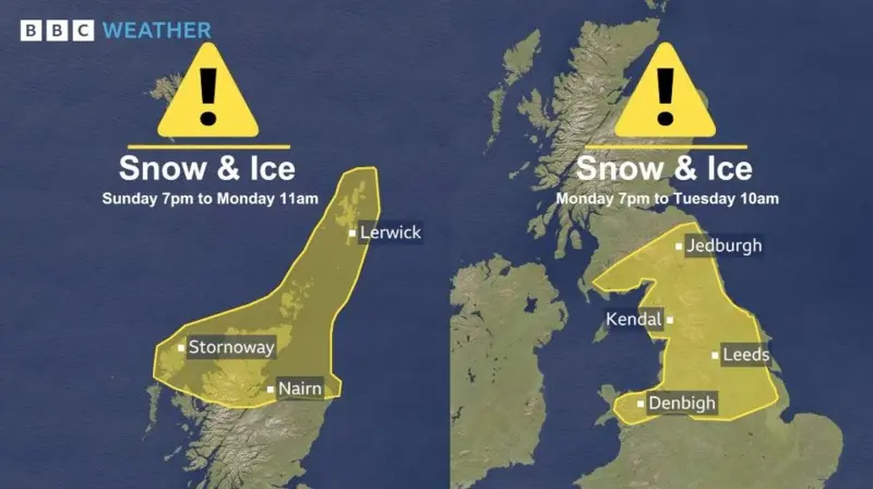 Még több hó, jég és rendkívül hideg idő jön a héten Nagy-Britanniában - a Met Office friss előrejelzése 4