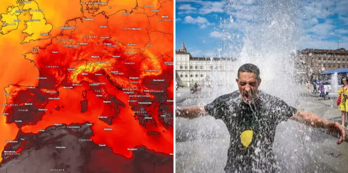 Óriási hőhullám Európában: vörös színű hőségriadó, ezreket evakuáltak, és 60C fölötti talajhőmérsékletet is mértek