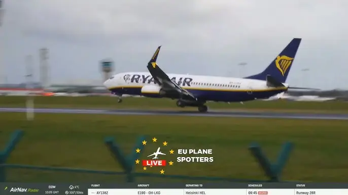 Hajmeresztő landolások a Darragh vihar közepette a hatalmas szélben a brit reptereken a Ryanair és más légitársaságok pilótái által