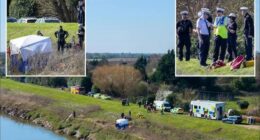 Végzetes baleset Angliában: autóval a folyóba zuhantak fiatalok, egy lányt holtan találtak