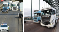 Csigatempóban közlekedve szándékosan blokkolták a forgalmat az autópályán a teherautó sofőrök Angliában 2