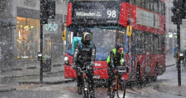 Megérkezik a dermesztő téli hideg: -6C és helyenként havazás is lesz Nagy-Britanniában 10