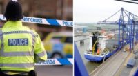 10 embert találtak egy konténerbe zárva Angliában, Hull városában 1