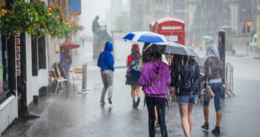 Akkora eső jöhet Nagy-Britanniában napokon belül, hogy áradások lehetnek több térségben