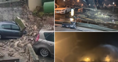 Ciarán vihar: Jersey területén hatalmas pusztítást végzett a hurrikán erejű szél, olyan, mint egy katasztrófa sújtotta övezet