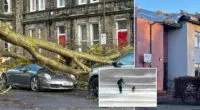 Több ezer otthon maradt áram nélkül Nagy-Britanniában: helyenként 120 km/h sebességű széllökésekkel csapott le az Ottó vihar 2