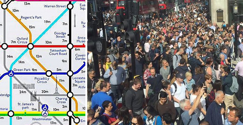 Metró sztrájk és káosz Londonban: Ennyi idő lenne gyalog hazajutnod (térkép) 2