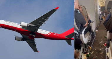 Egy angliai repülőjárat olyan erős légörvénybe keveredett, hogy 11-en szenvedtek különböző sérüléseket a gépen, és kényszerleszállást kellett végrehajtani