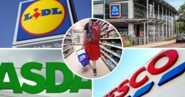 A Lidl, Aldi, Iceland, Tesco, Asda és Sainsbury’s nyitvatartása az ünnepek alatt 2023-ban Nagy-Britanniában