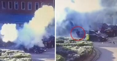 Terrortámadásnak minősítették a Liverpoolban felrobbantott taxit: előkerült egy videó a robbanás pillanatáról