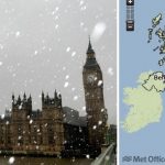 Nagy pelyhekben hull a hó Anglia és London egyes részein, újra!