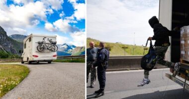 1 500 fontos bírságot kapott egy pár, miután egy migráns a lakóautójuk hátuljára felkapaszkodva jutott be az Egyesült Királyságba