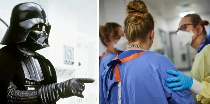 Egy NHS alkalmazott közel 30 ezer font kártérítést kapott, csak mert Darth Vaderhez hasonlították munkahelyén 3