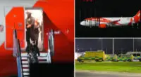 1 órás káosz és felfordulás a stanstedi reptéren: fegyveres rendőrök lepték el az easyJet egyik járatát egy bombafenyegetés miatt