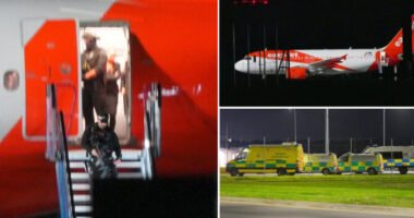 1 órás káosz és felfordulás a stanstedi reptéren: fegyveres rendőrök lepték el az easyJet egyik járatát egy bombafenyegetés miatt