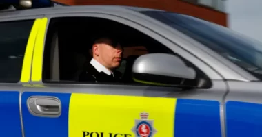 Rendőrök segítettek egy nőnek megszülni a gyermekét egy körforgalomnál Angliában 14