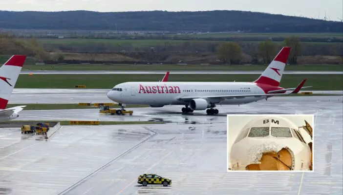 Egészen elképesztő sérüléseket okozott a jégeső és a vihar leszállás közben egy utasszállító repülőgépben Ausztria fölött 1