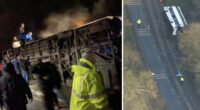 Súlyos buszbaleset Angliában: több mint 50 ember megsérült, amikor egy emeletes busz felborult menet közben Somersetben 2