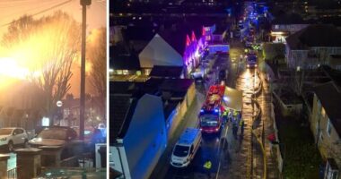 Hatalmas robbanás és "tűzgolyó" Nyugat-Londonban