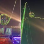Rémisztő jelenetek a Winter Wonderlandben Londonban – kilövésnél elszakadt a bungee kötél az egyik legnagyobb attrakción